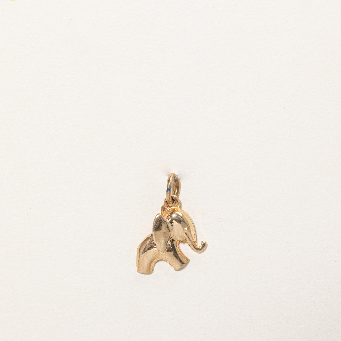 10k Yellow Gold Elephant Charm