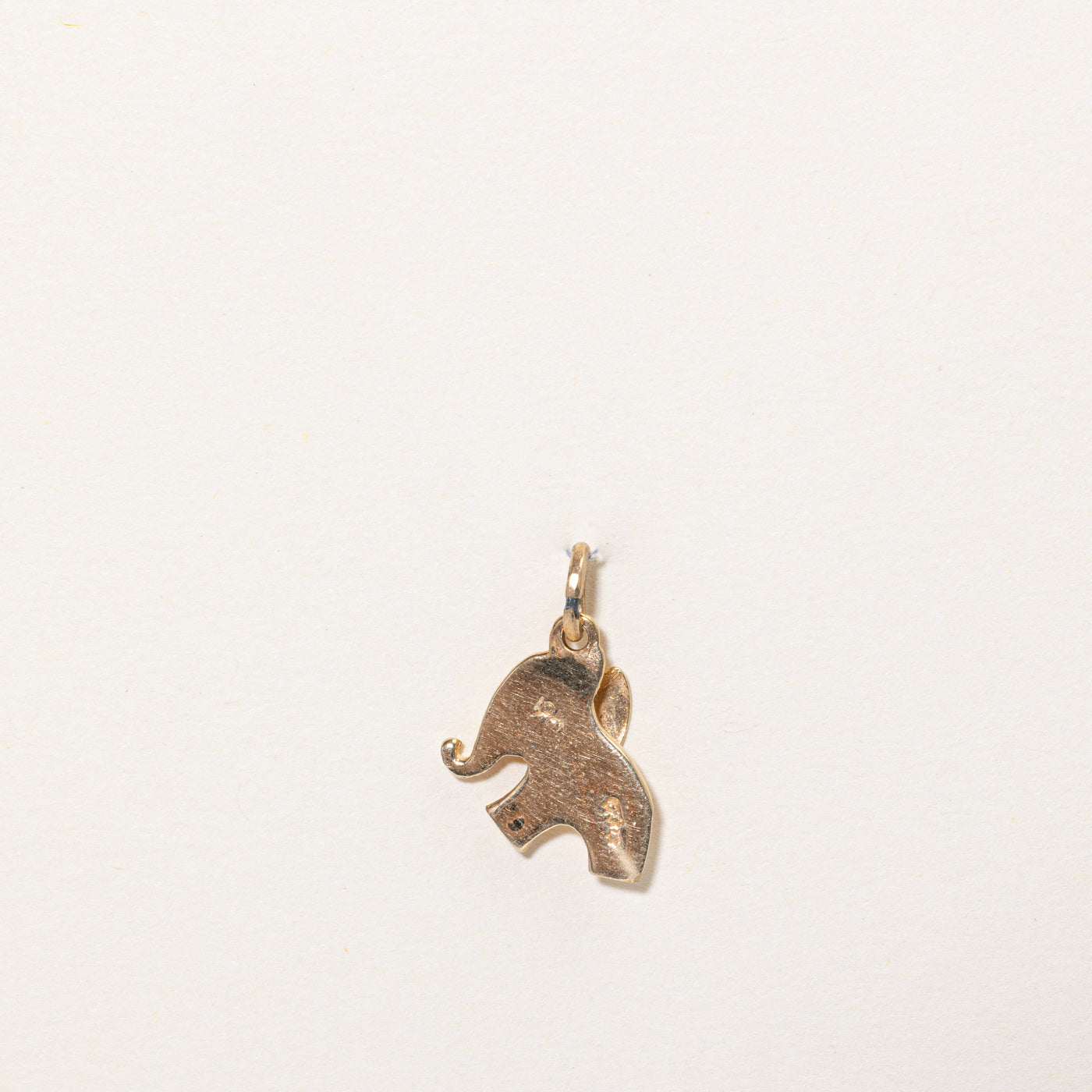 10k Yellow Gold Elephant Charm