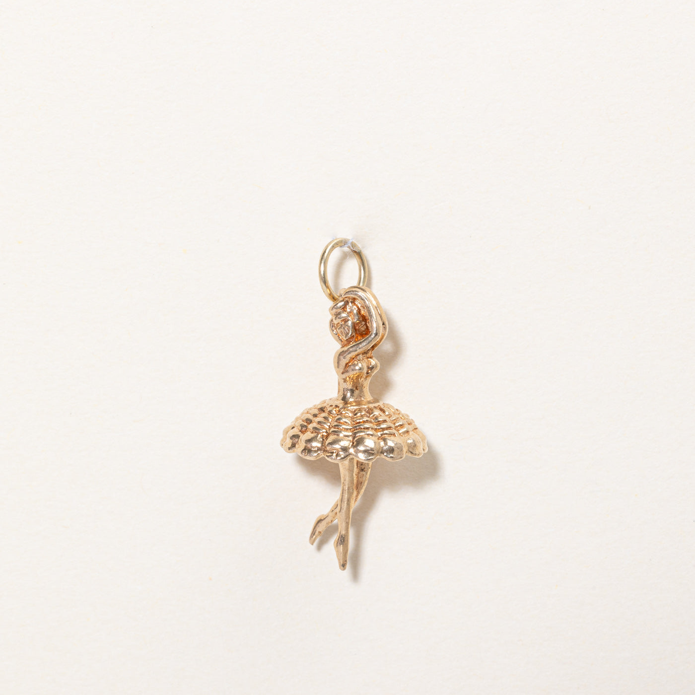 14k Yellow Gold Ballerina Charm