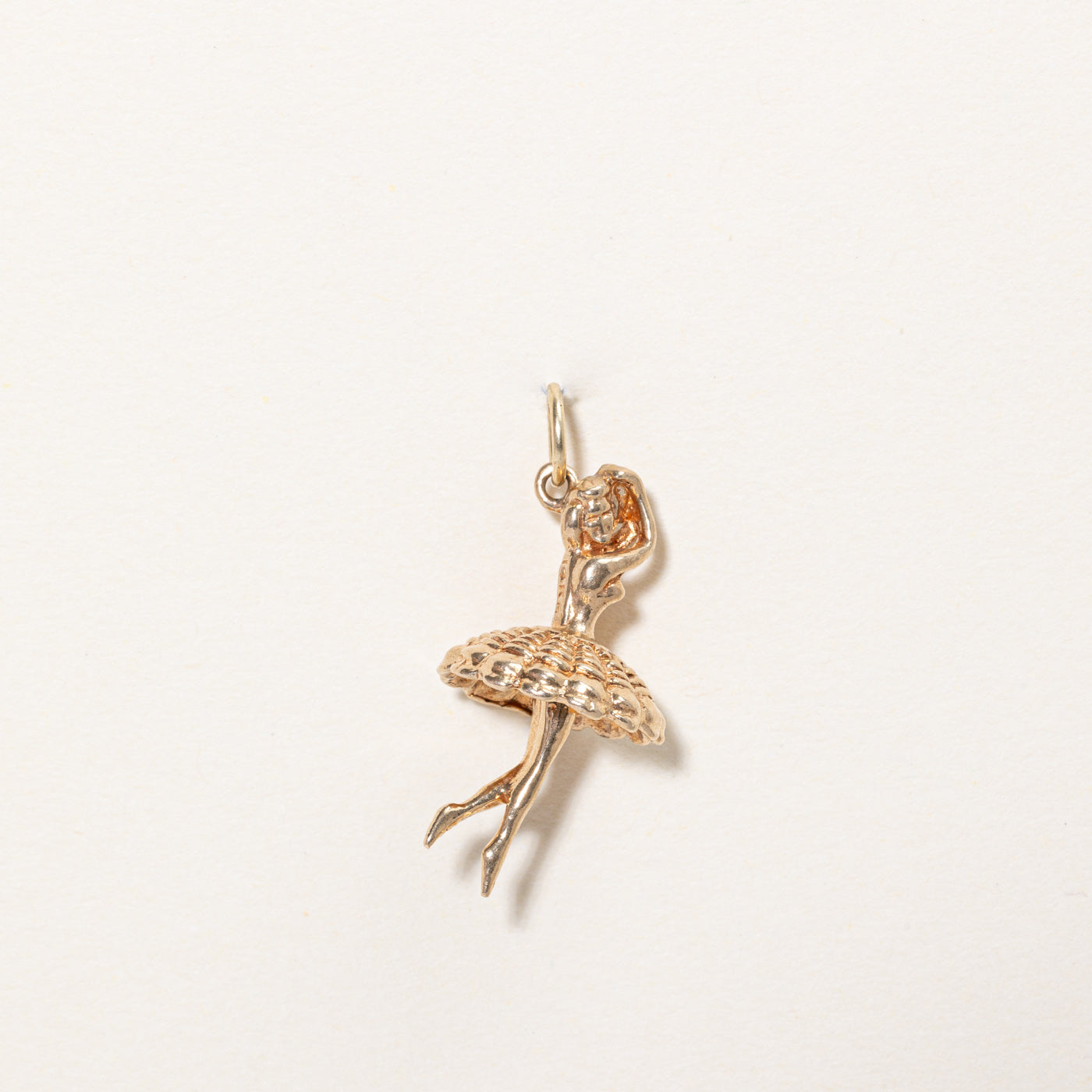 14k Yellow Gold Ballerina Charm