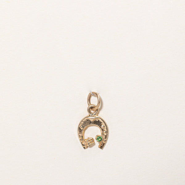 Yellow Gold Horseshoe Charm