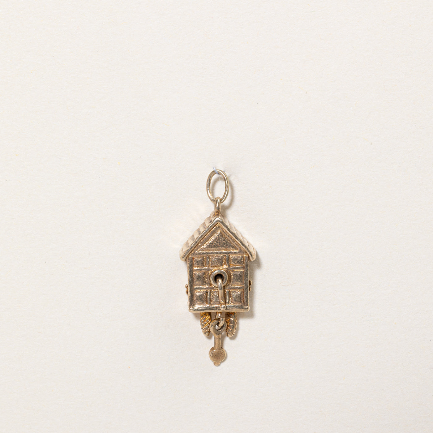 10k Yellow Gold Cuckoo Clock Charm