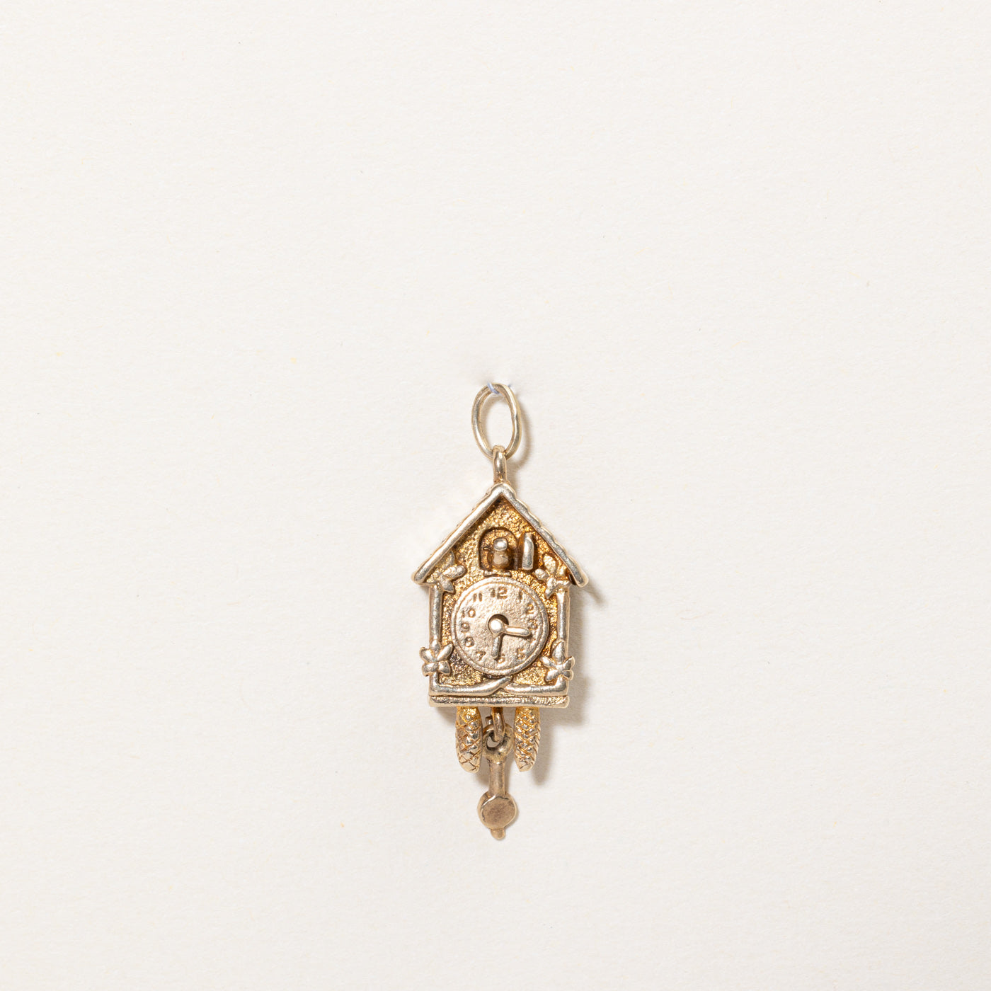 10k Yellow Gold Cuckoo Clock Charm