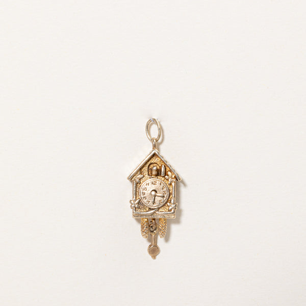 10k Yellow Gold Cuckoo Clock Charm