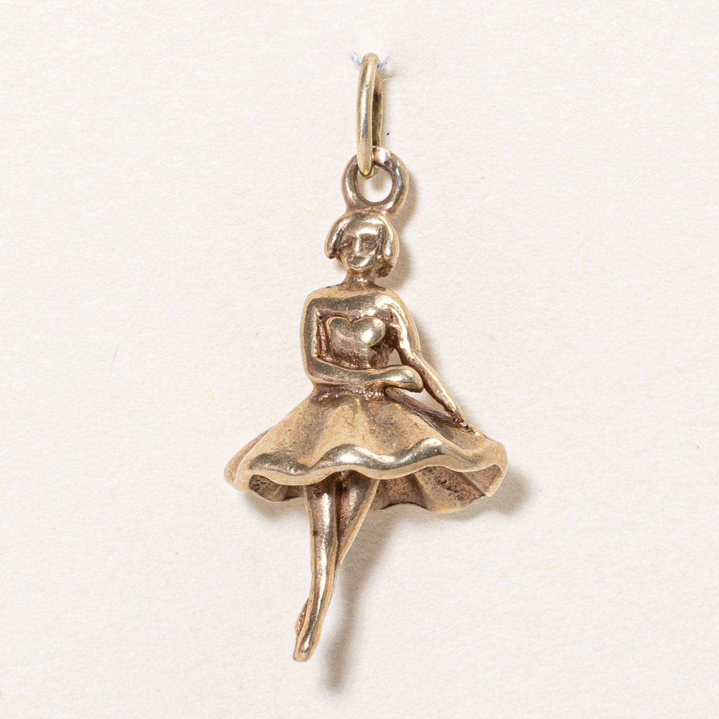 9k Yellow Gold Ballerina Charm