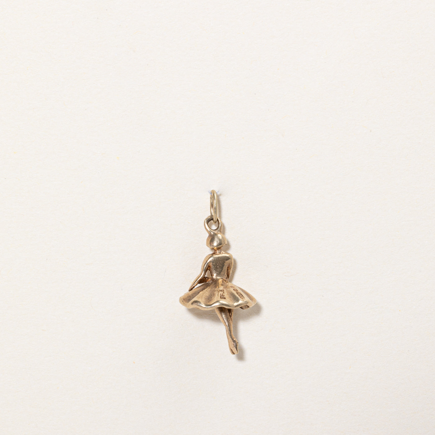 9k Yellow Gold Ballerina Charm