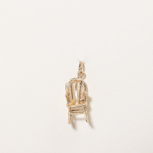 10k Yellow Gold Rocking Chair Charm