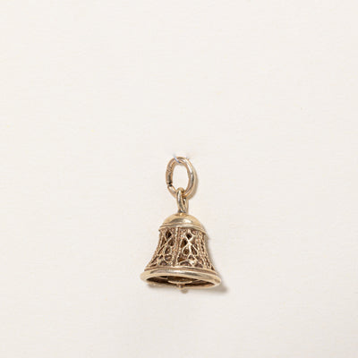 10k Yellow Gold Bell Charm