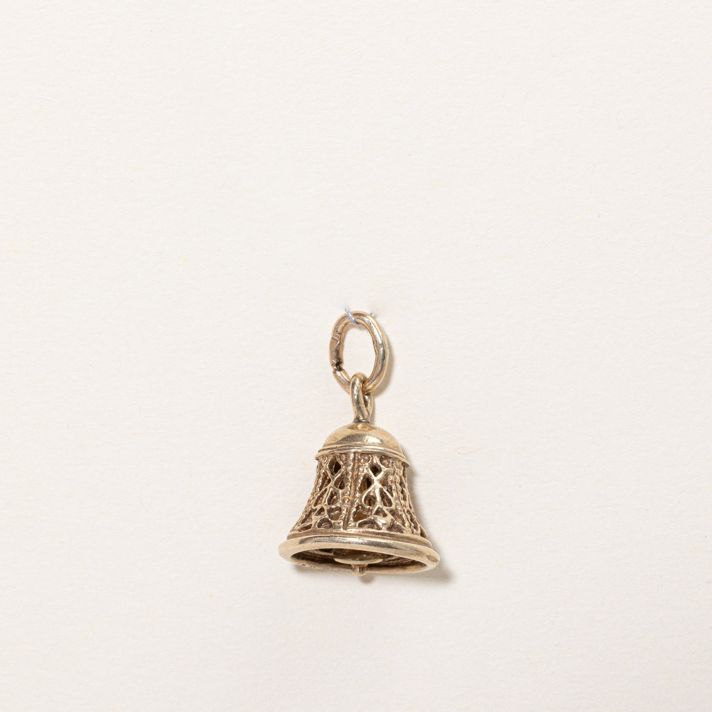 10k Yellow Gold Bell Charm