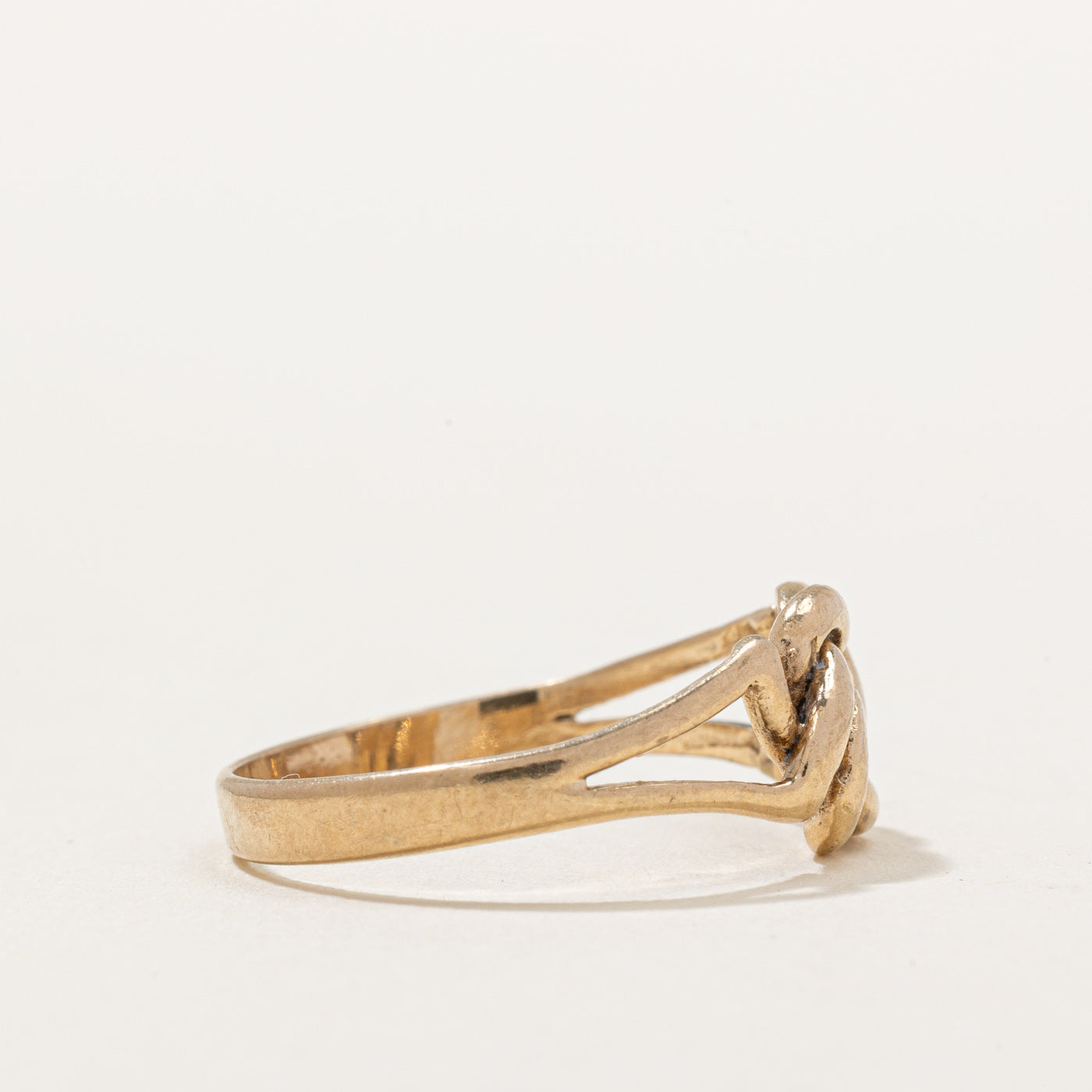 1972 Sheffield 9k Yellow Gold Knot Ring | SZ 6 |