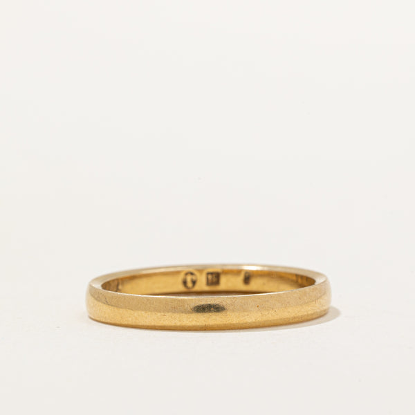 Antique Swiss Hallmarked 18k Yellow Gold Band | SZ 6 |