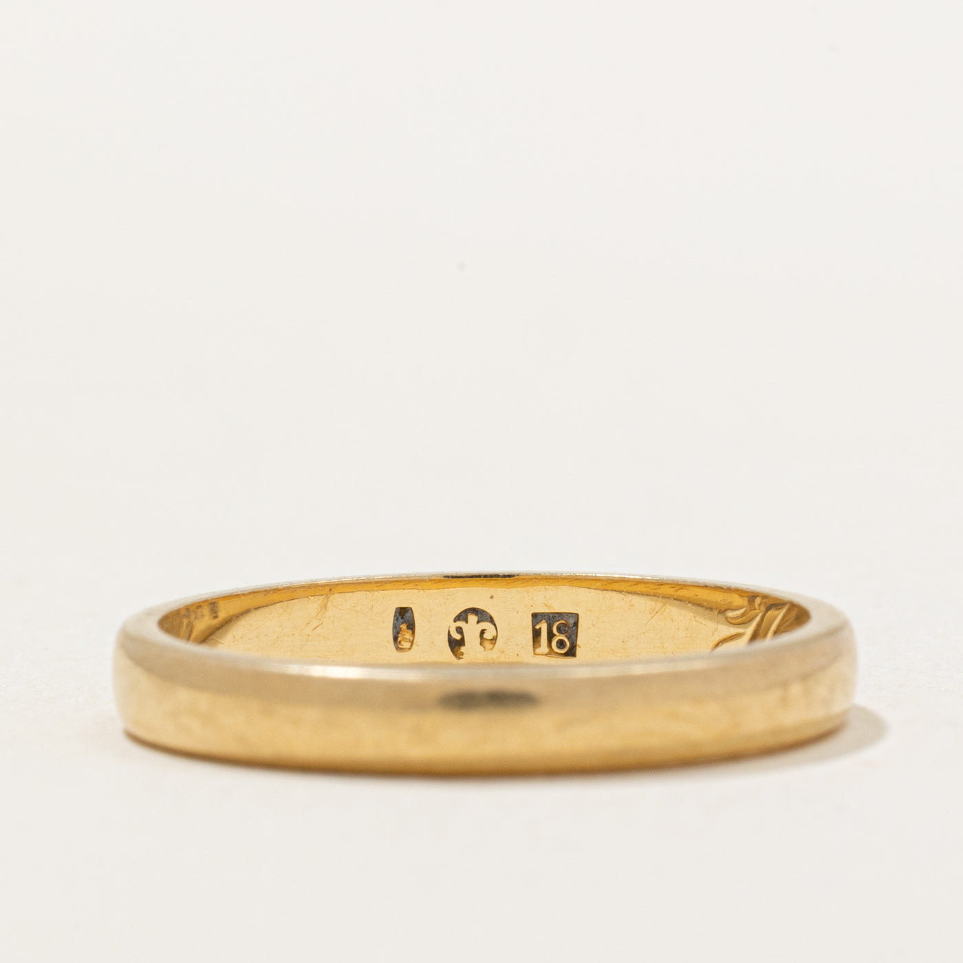 Antique Swiss Hallmarked 18k Yellow Gold Band | SZ 8 |