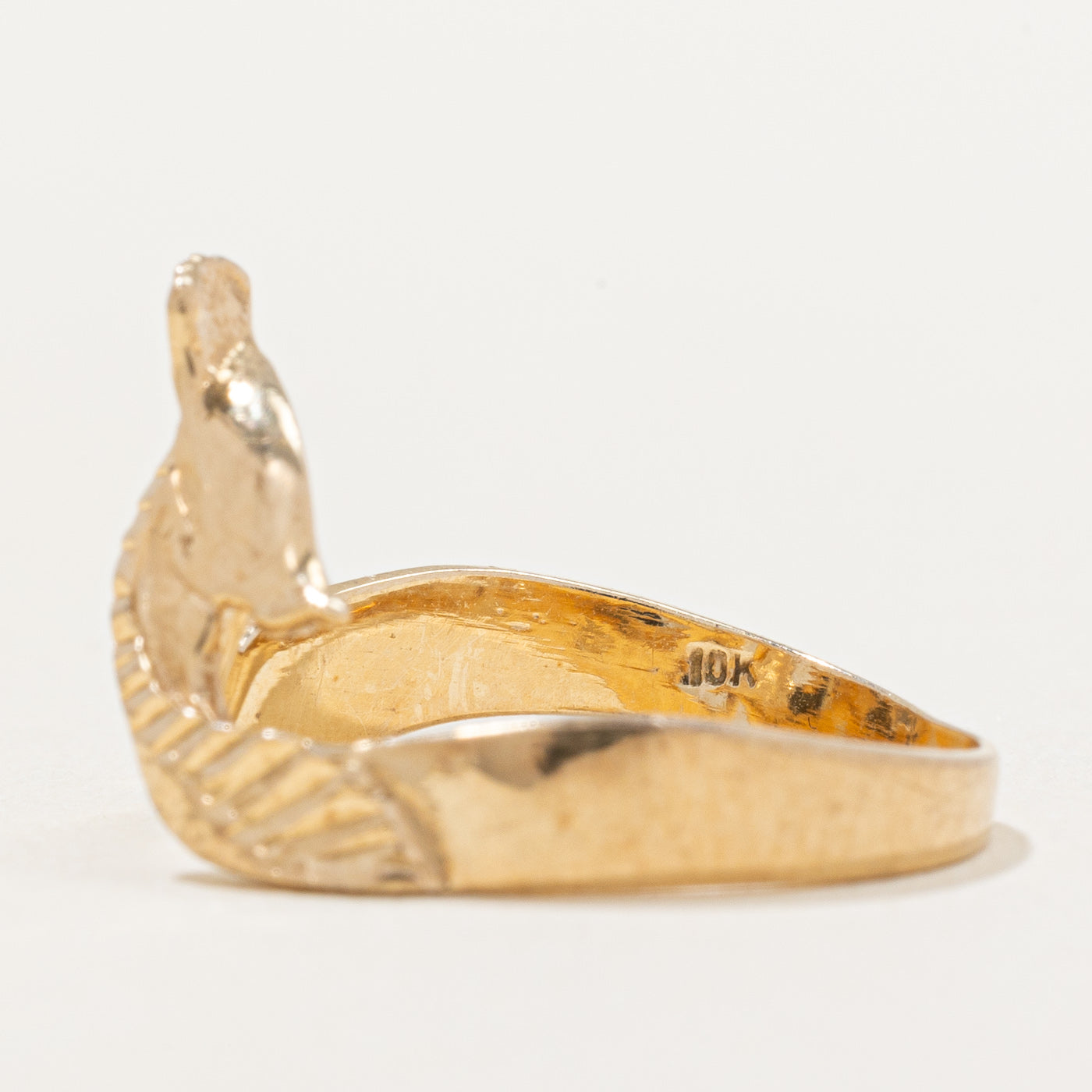 10k Yellow Gold Seagull Ring | SZ 5.75 |