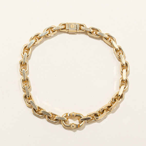 Tiffany & Co' Tiffany 1837 Makers Narrow Chain Bracelet in 18k Gold |