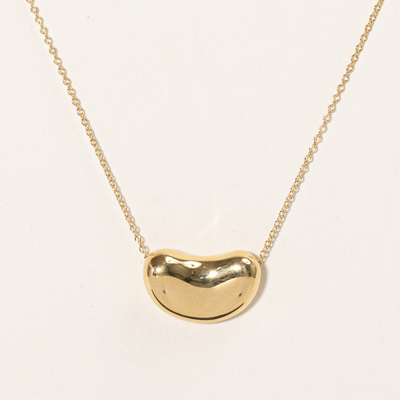 Tiffany & Co' Elsa Peretti Bean Design Pendant | 16" |