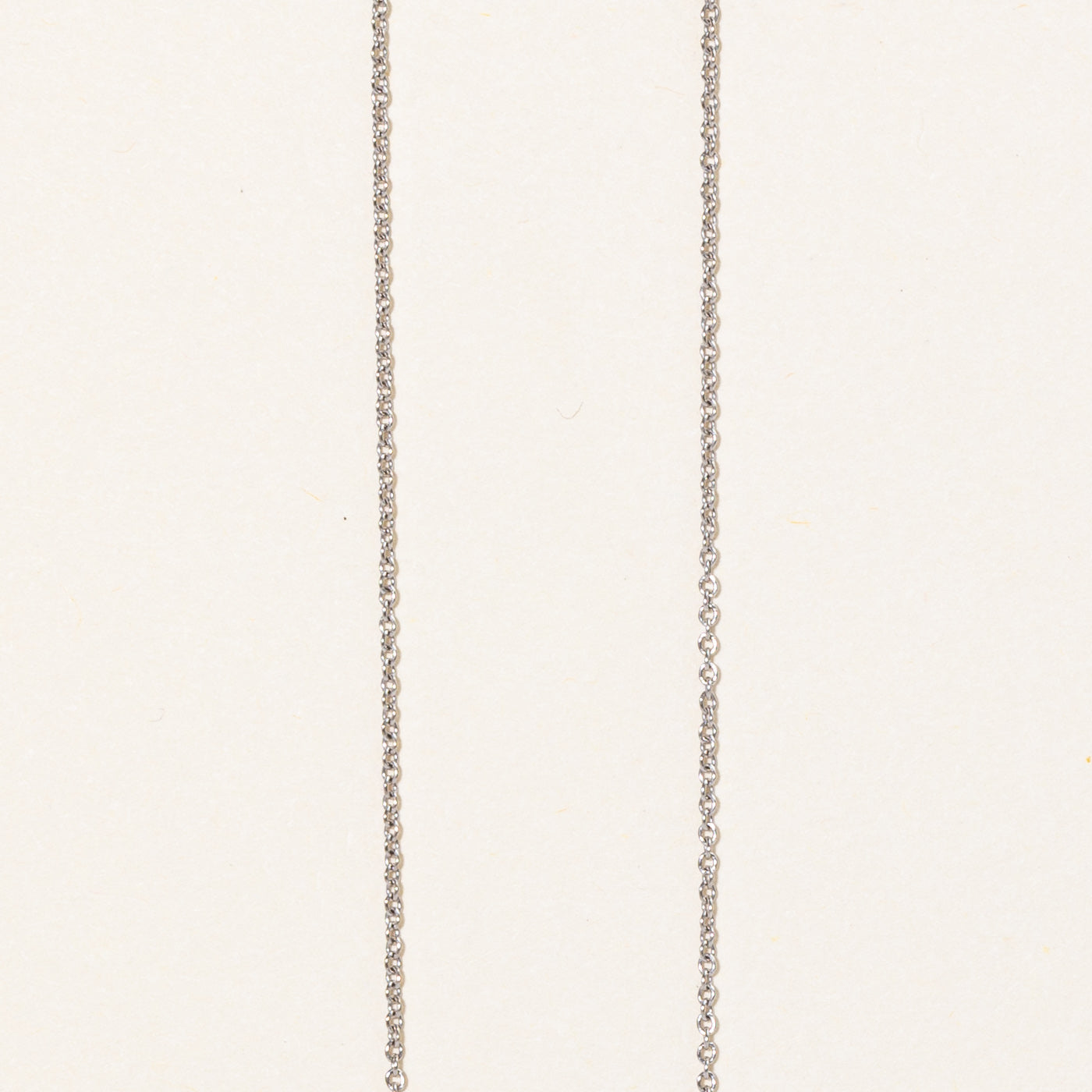 'Tiffany & Co' 18k White Gold Chain | 18" |