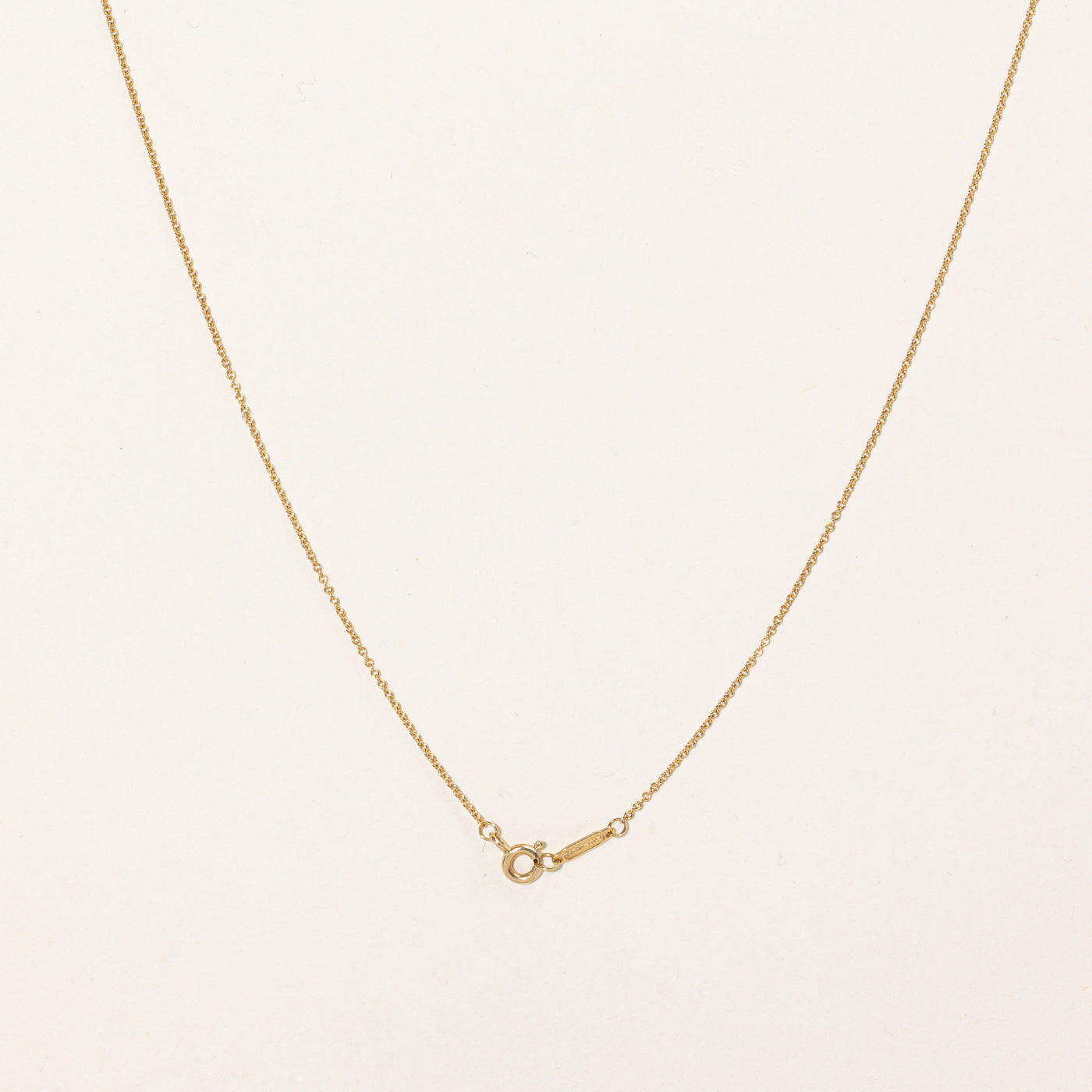 'Tiffany & Co' 18k Gold Chain | 16" |
