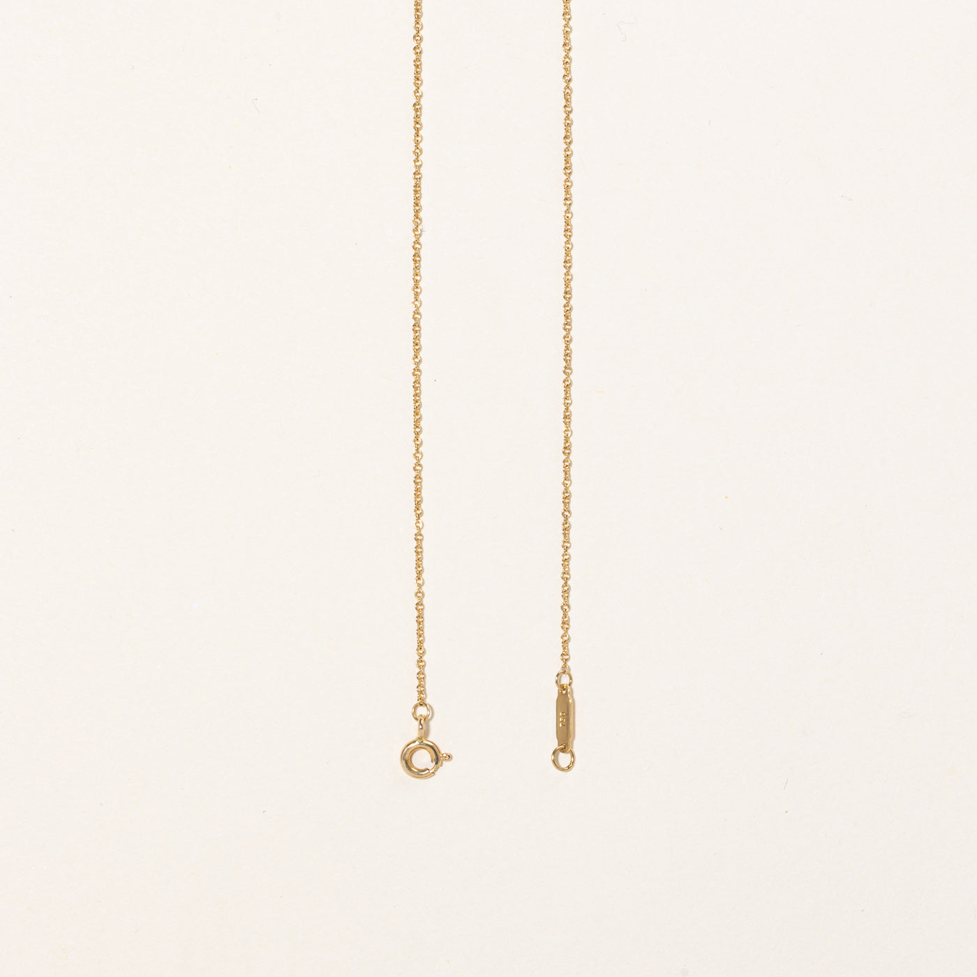 'Tiffany & Co' 18k Gold Chain | 16" |