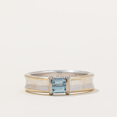 'Tiffany & Co' 1997 Aquamarine Ring | 0.18ctw | SZ 5.25 |