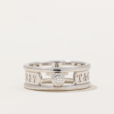 'Tiffany & Co' 1837 Diamond Band Ring | 0.10ctw | SZ 5 |