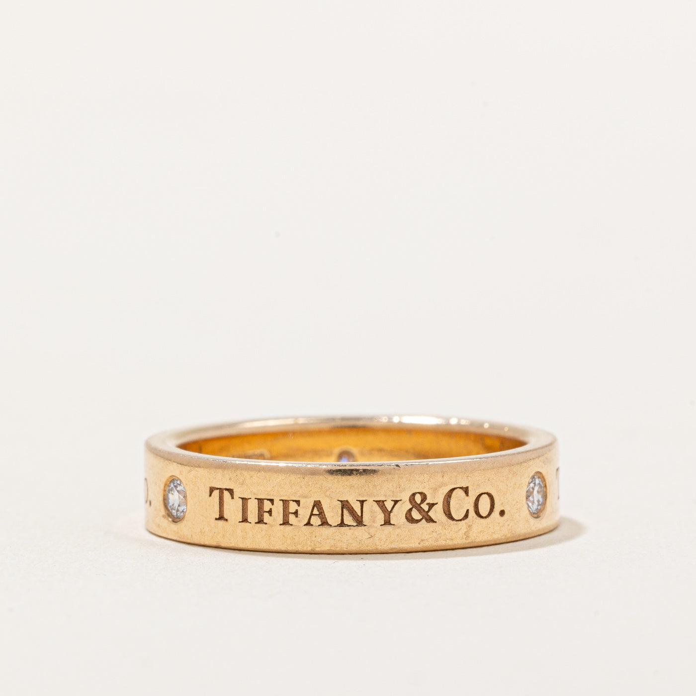 Tiffany & Co' T&Co. Band Ring | 0.07ctw | SZ 5.75 |