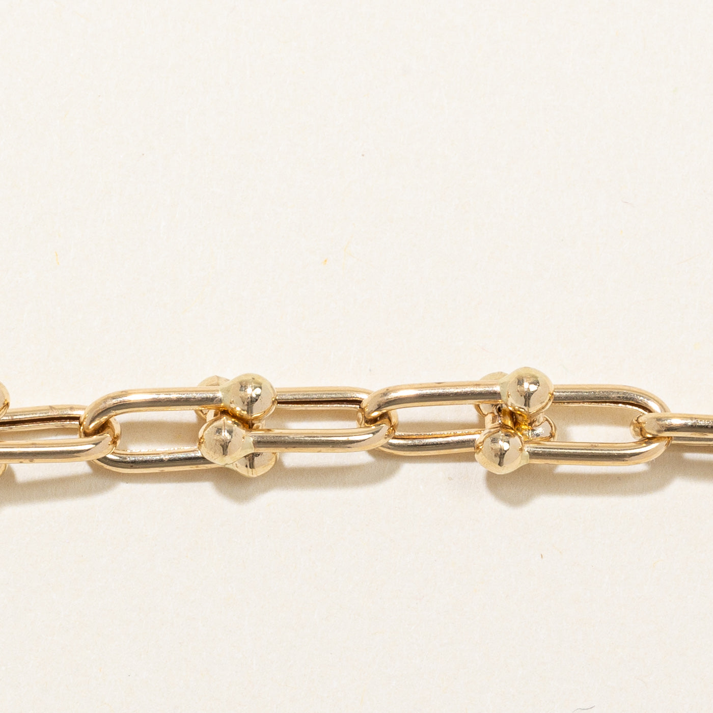 18k Yellow Gold HardWear Inspired Bracelet | 7.5" |