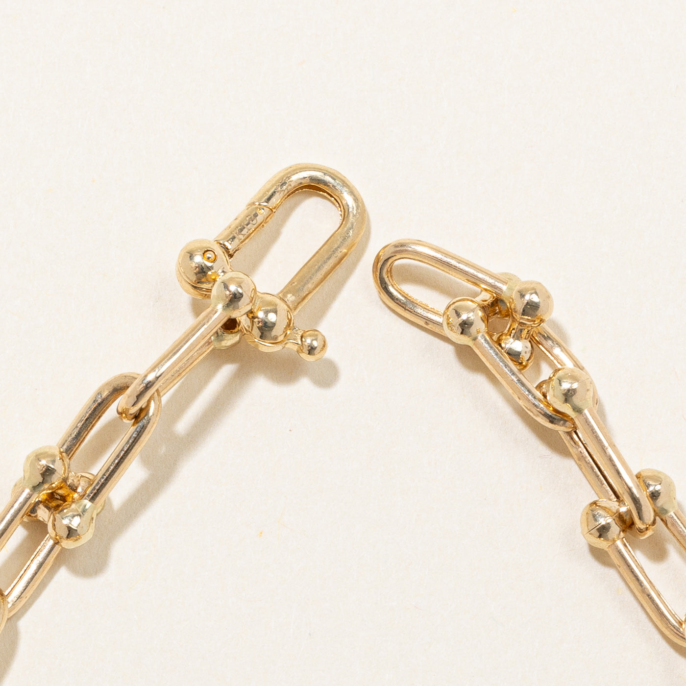 18k Yellow Gold HardWear Inspired Bracelet | 7.5" |