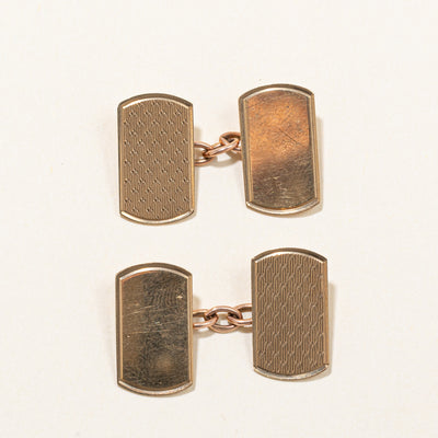 Birmingham 1956 9k Gold Cufflinks
