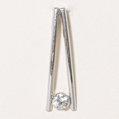 Bezel Set Diamond Pendant | 0.19ct |