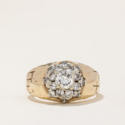 Diamond Cocktail Ring | 1.20ctw | SZ 7.75 |