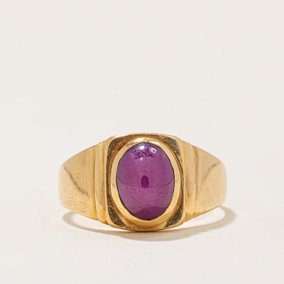 Synthetic Pink Sapphire Cocktail Ring | 0.60ct | SZ 7.5 |