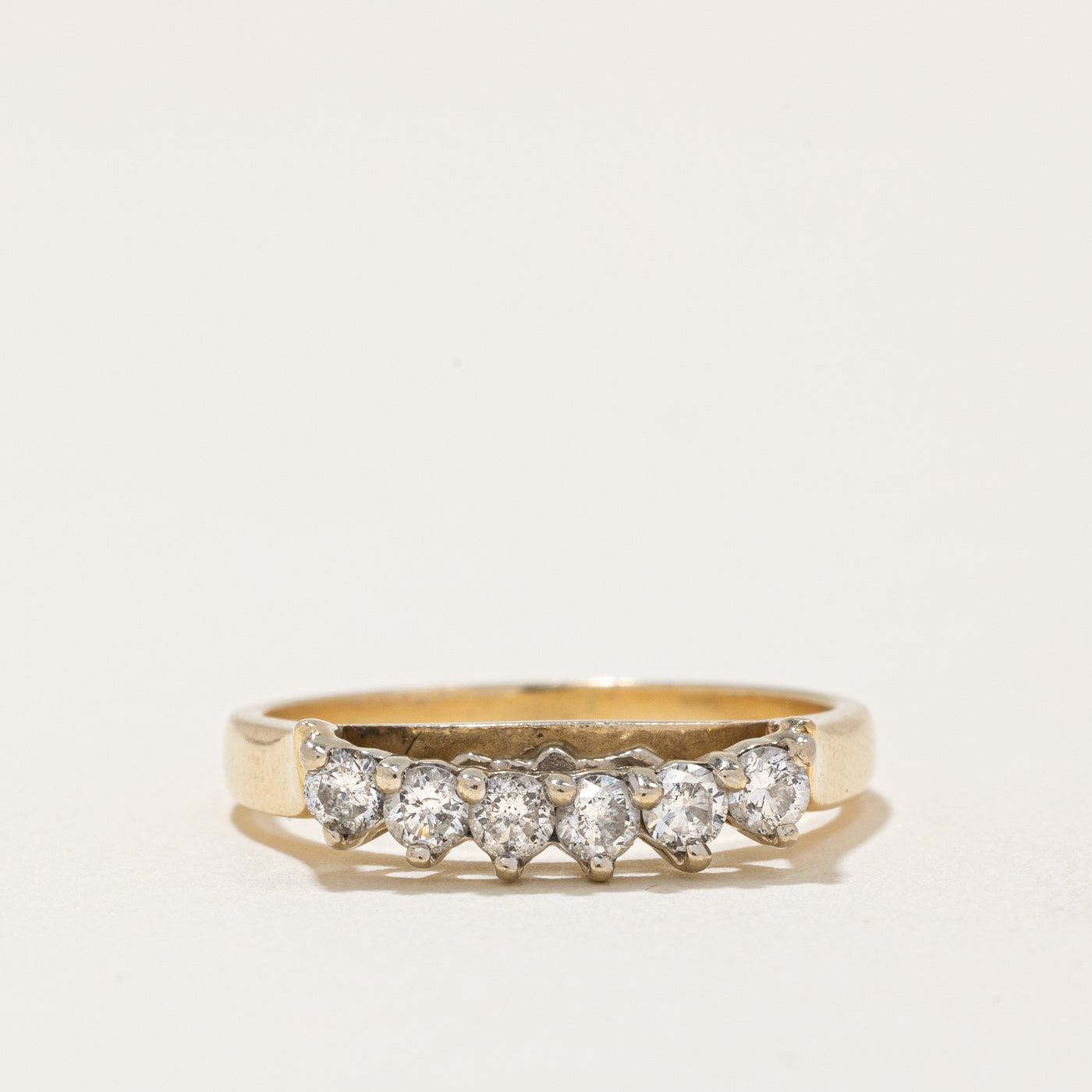 Bague contour en diamant | 0,24 ct | Taille 6,25 | 