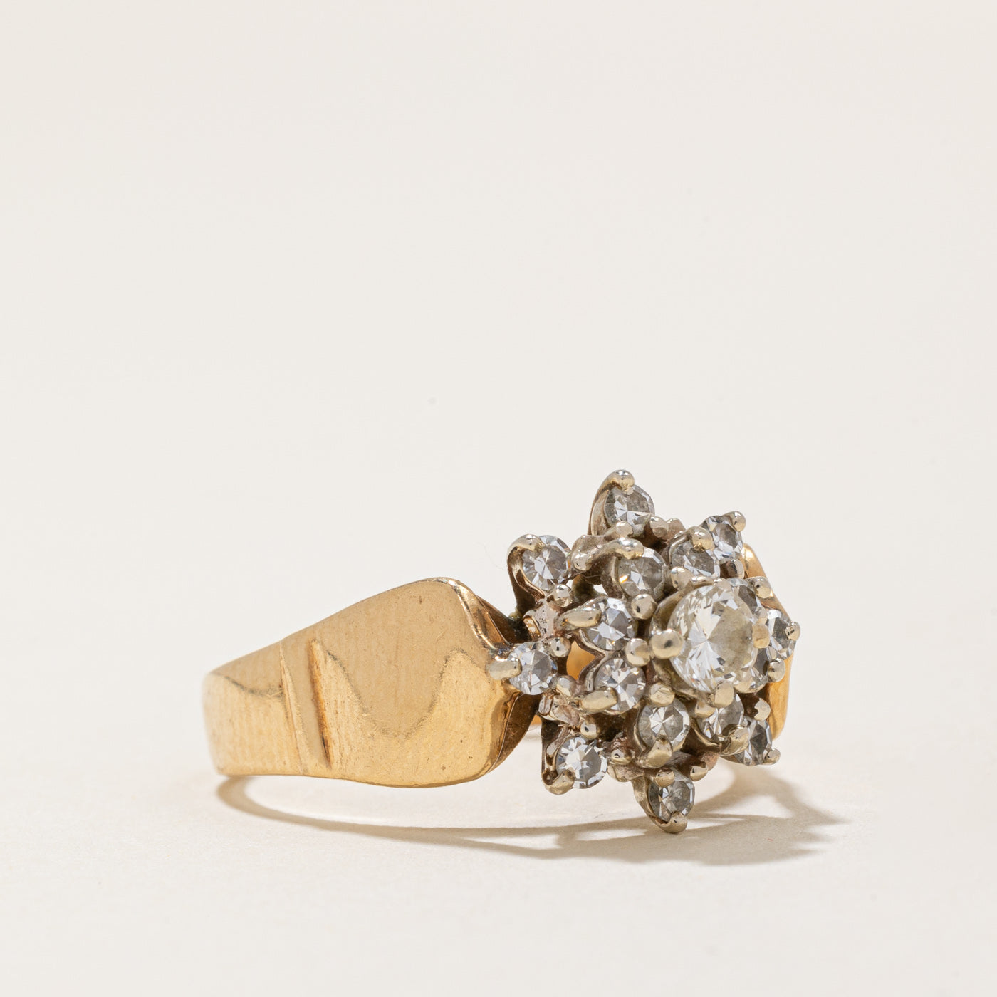Diamond Cocktail Ring | 0.53ctw | SZ 6.75 |