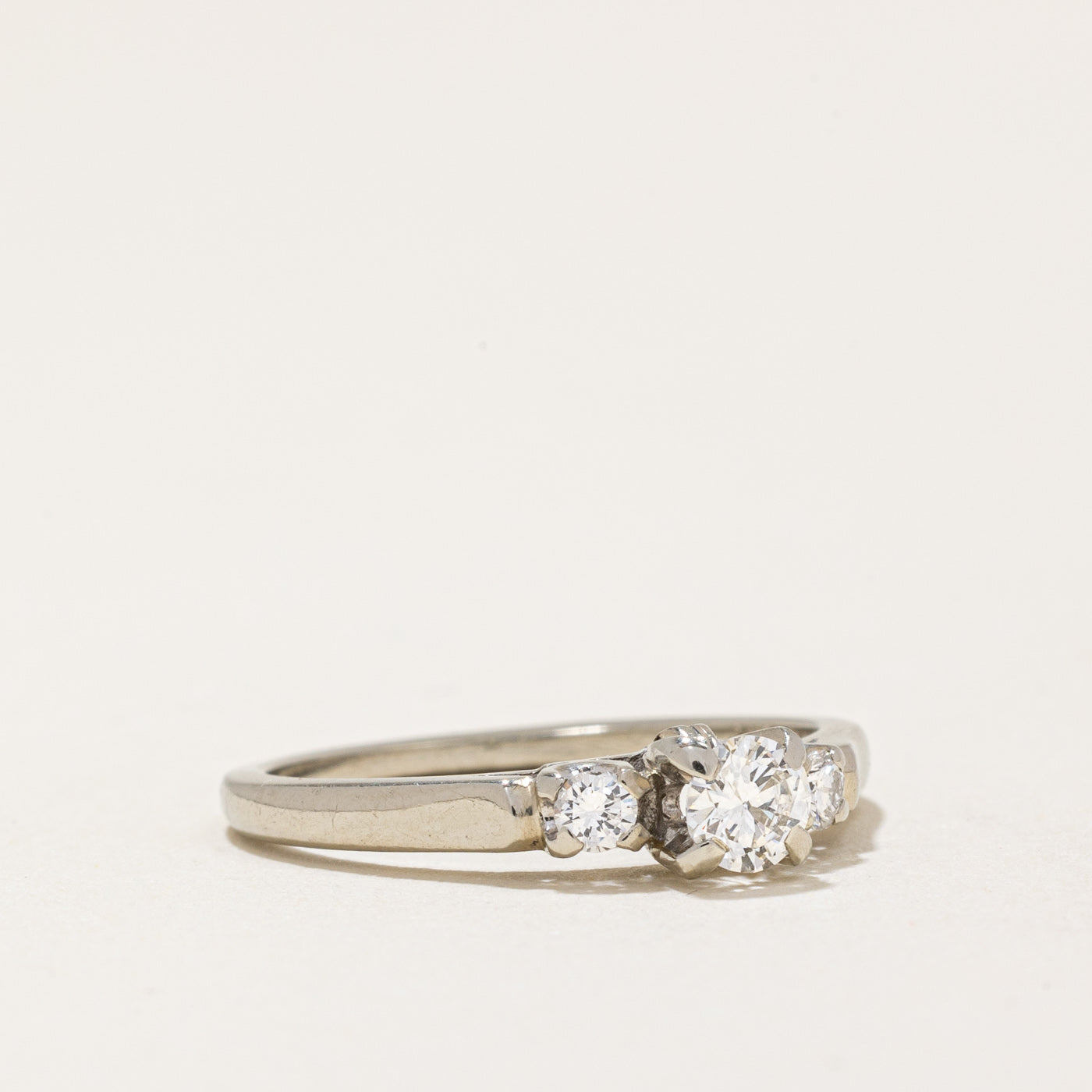 Bague en diamant Birks | 0,28 ct | Taille 4,75 | 
