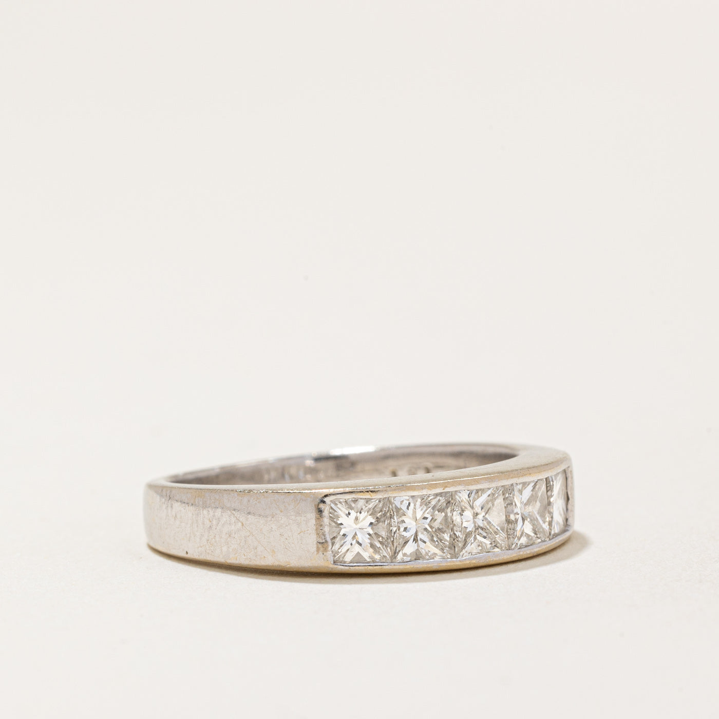 Princess Cut Diamond Band | 1.20ctw | SZ 7.75 |