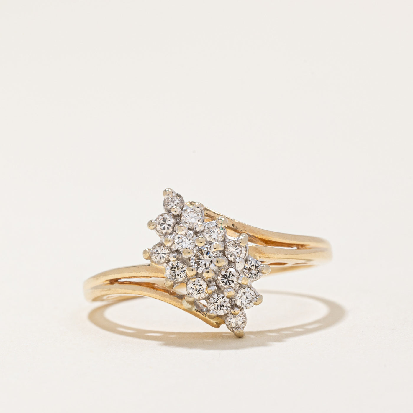 Diamond Waterfall Ring | 0.45ctw | SZ 7.75 |
