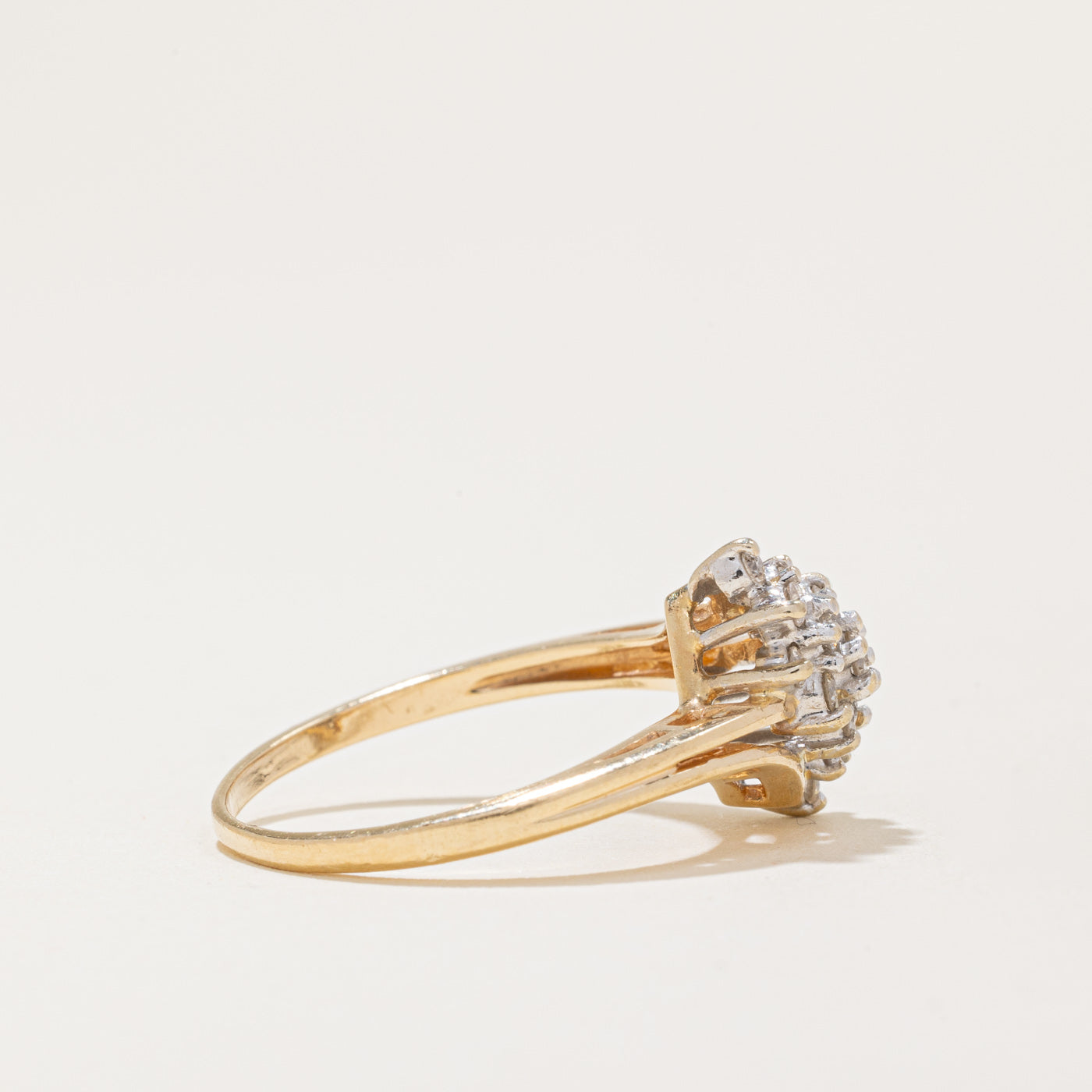 Diamond Waterfall Ring | 0.45ctw | SZ 7.75 |