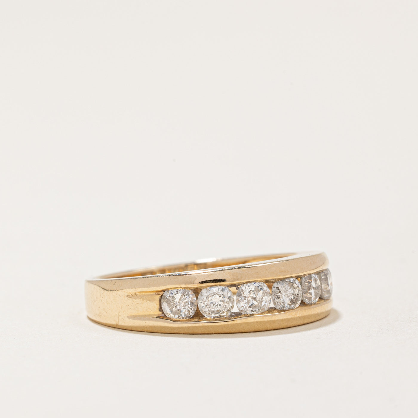 Channel Set Diamond Band | 0.56ctw | SZ 6.5 |