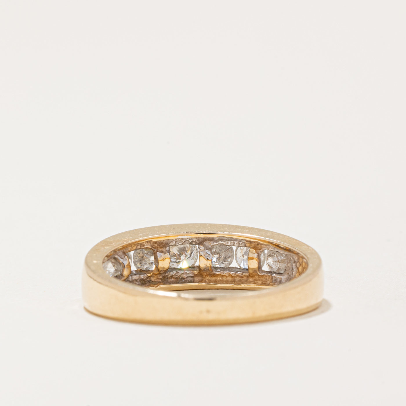 Channel Set Diamond Band | 0.56ctw | SZ 6.5 |