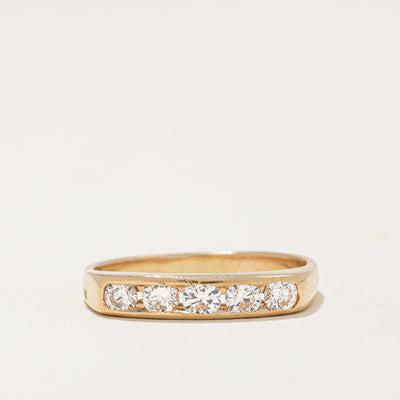 Channel Set Diamond Ring | 0.45ctw | SZ 7.25 |