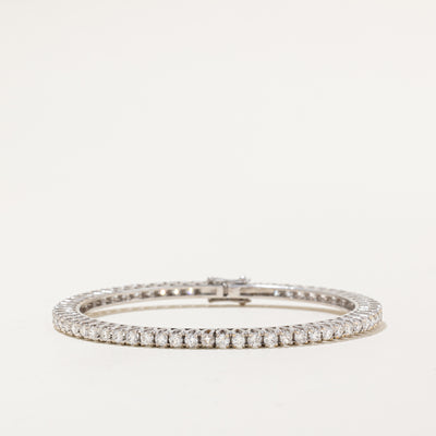 Diamond Bangle Bracelet | 5.60ctw I1/I2 G/H | 8