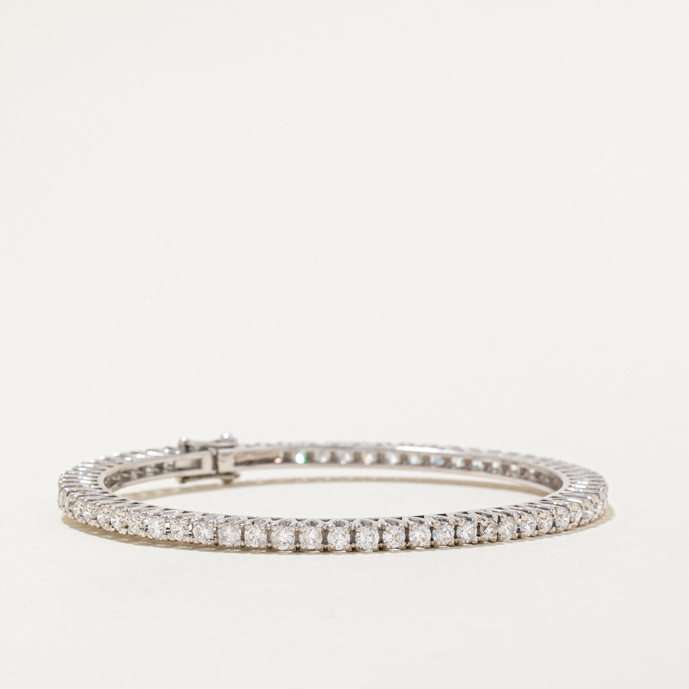Diamond Bangle Bracelet | 5.60ctw I1/I2 G/H | 8" |