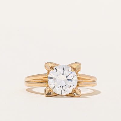 18k Yellow Gold Diamond Ring | 2.01ct SI1 G Ex | SZ 7.75 |