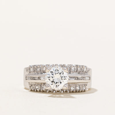 High Set Diamond Engagement Ring | 1.24ctw VS1 G | SZ 7 |