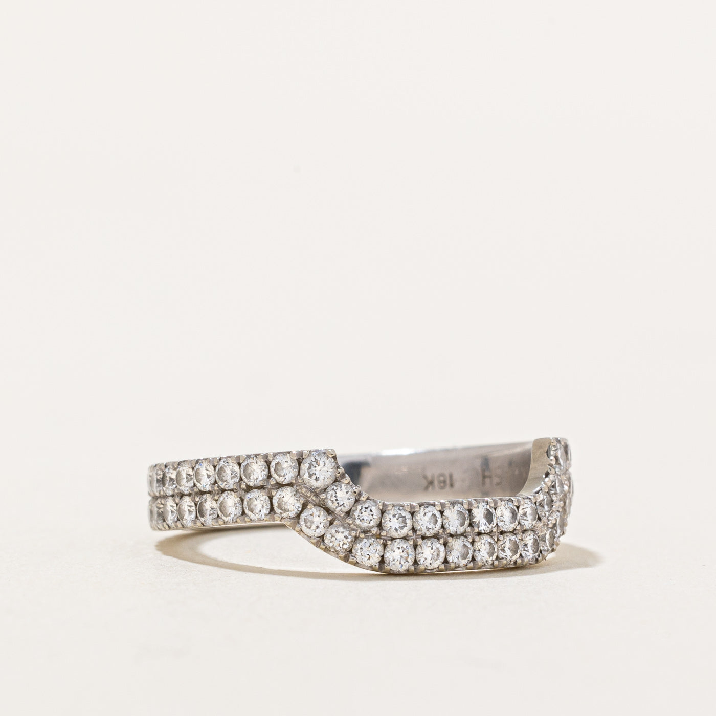 Mark Lash' Diamond Anniversary Contour Ring | 0.85ctw | SZ 6.5 |