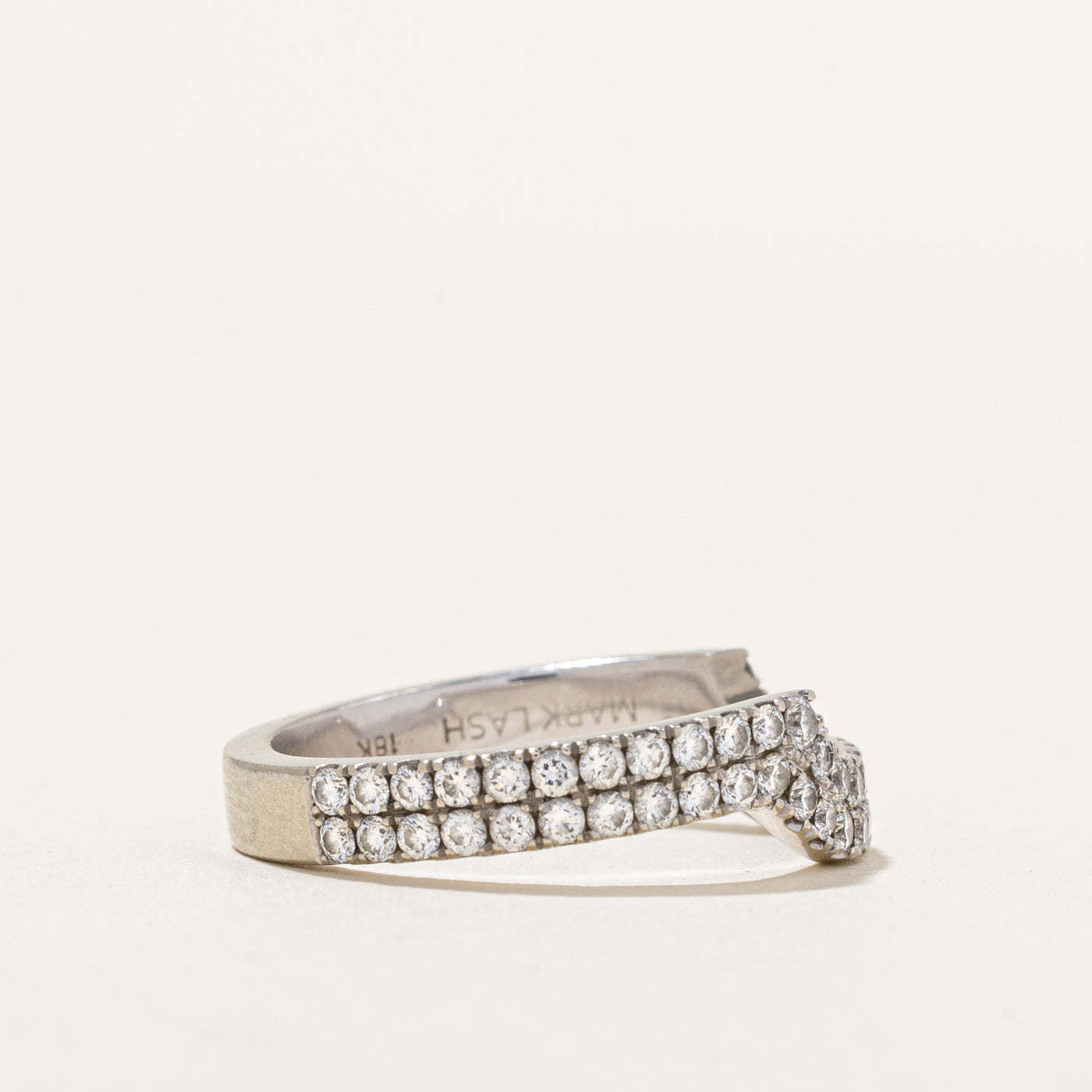 Mark Lash' Diamond Anniversary Contour Ring | 0.85ctw | SZ 6.5 |