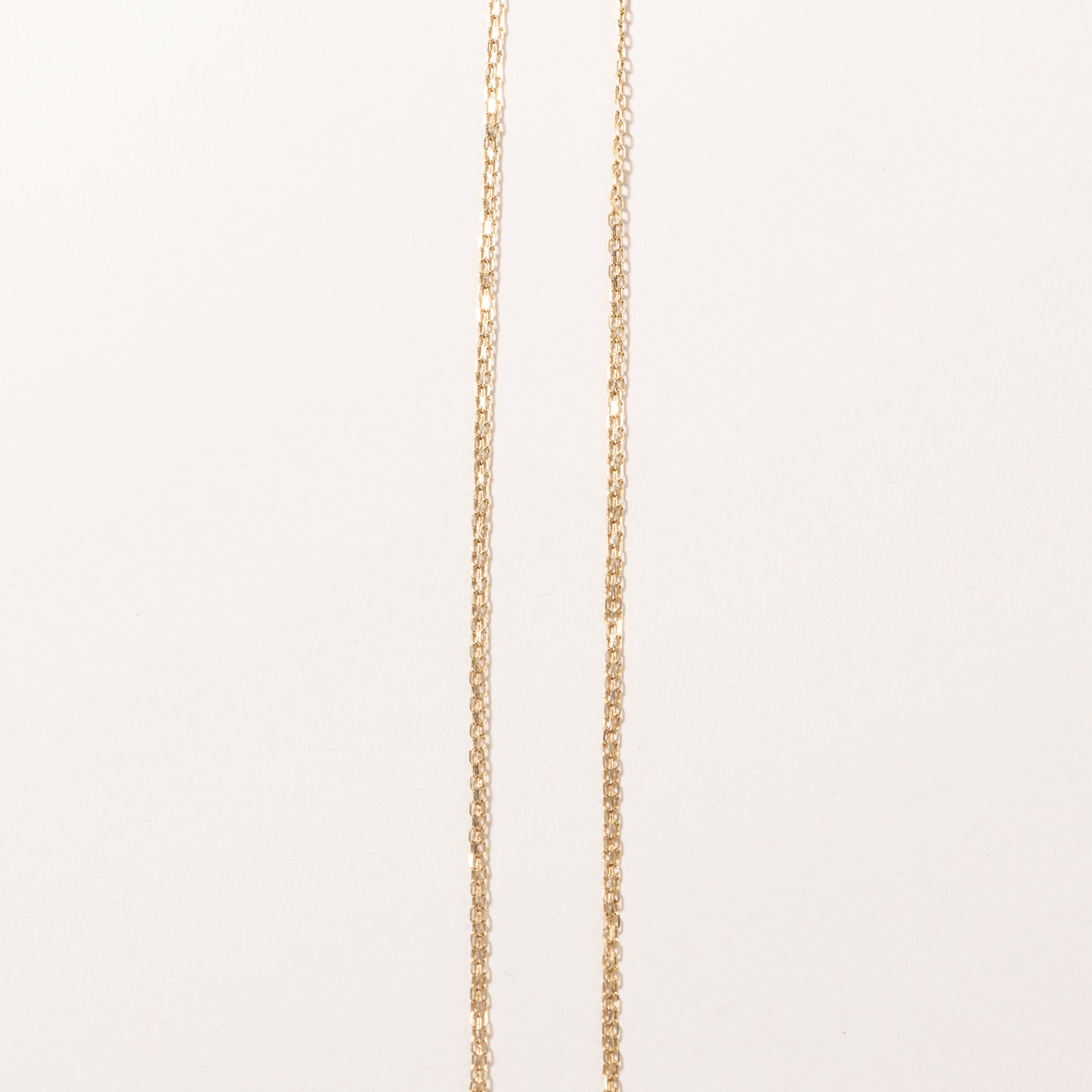 Collier en or jaune 14 carats avec émeraudes et diamants | 0,95 ct au total, 0,23 ct au total | 43 cm (17 pouces) | 