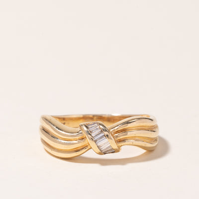 14K Yellow Gold Diamond Ring | 0.21ctw | SZ 9 |