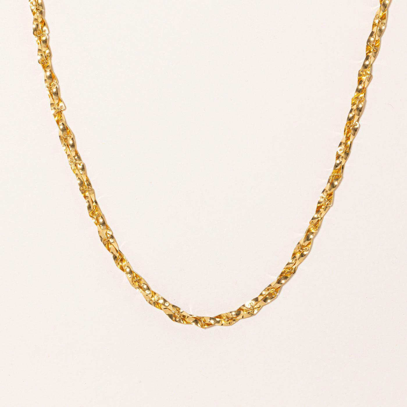 24k Yellow Gold Necklace | 16" |