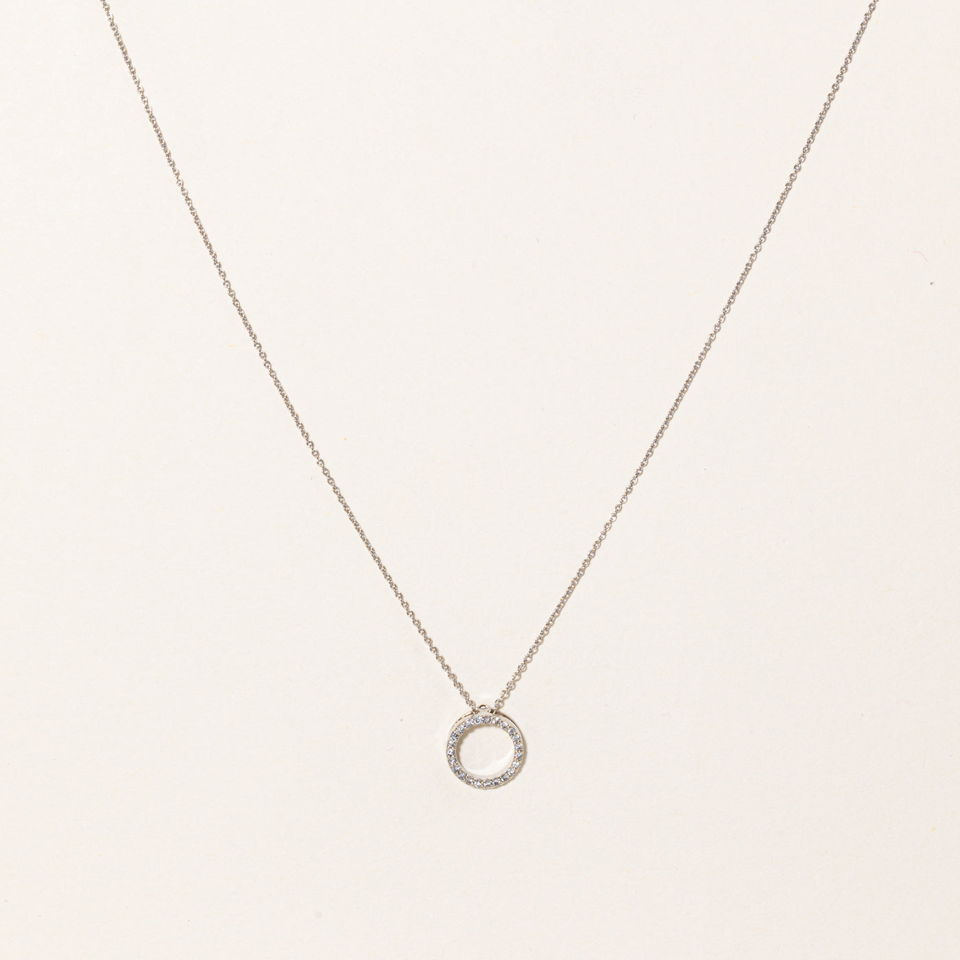 Birks' Roberto Coin O Pendant | 0.06ctw, 0.01ct | 18" |